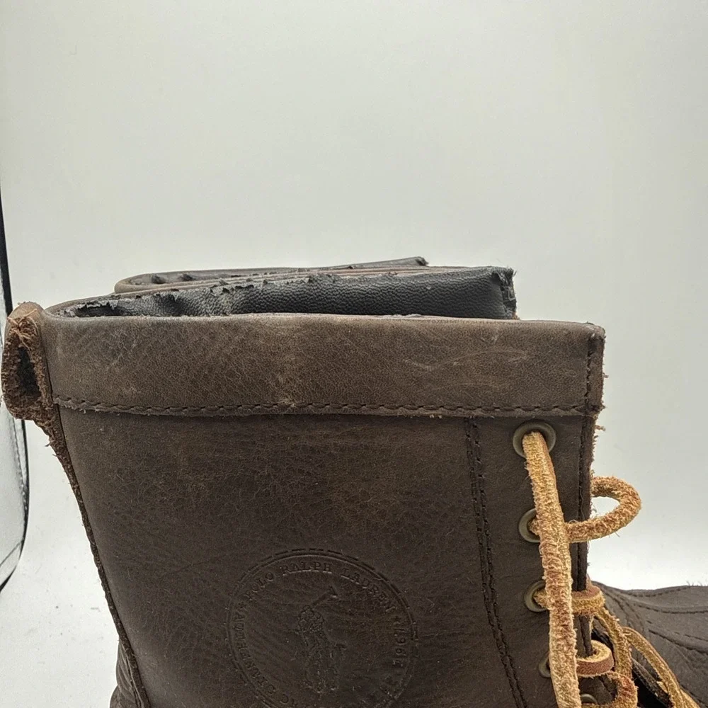 Polo Ralph Lauren Whitsand Genuine Leather Ranger Duck Boots Mens 7.5D Women's 9
